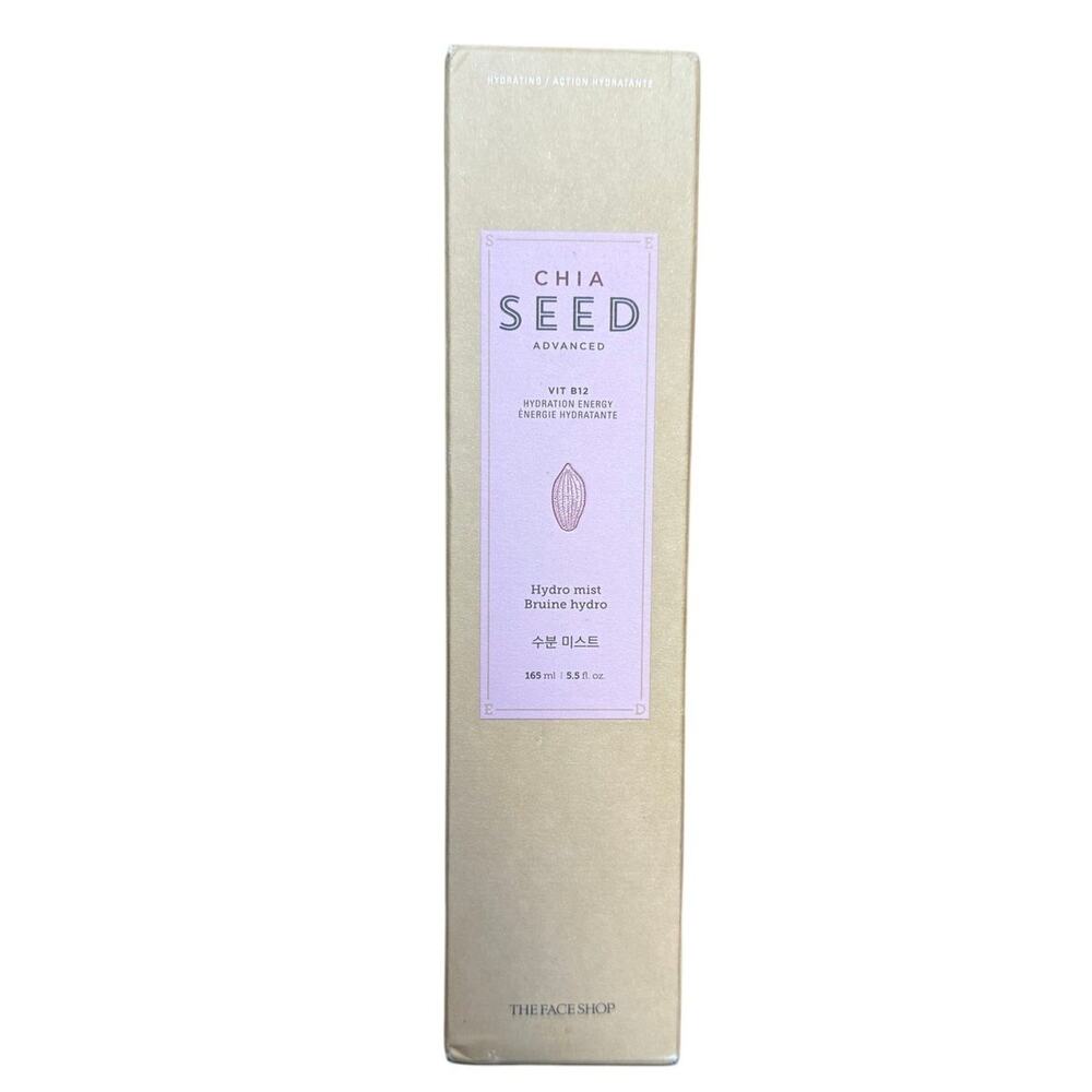 The Face Shop Chia Seed Advanced Hydro Mist 165ml – Hydrating Spray – New